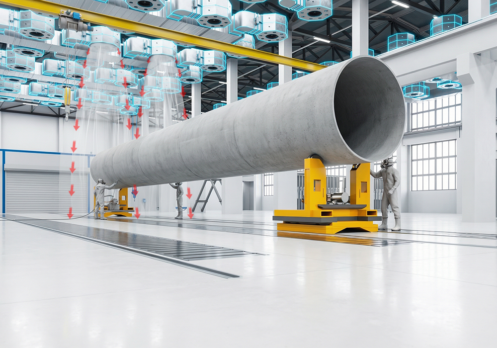 Зоны открытой окраски для нефтегазового оборудования